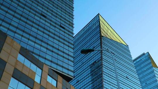 城市发展天津写字楼大厦商务企业商圈CBD视频素材模板下载