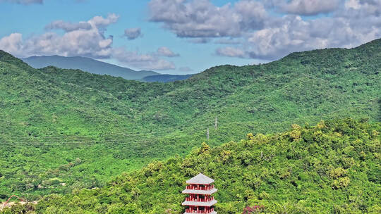 海南三亚吉阳区临春岭森林公园瞭望塔
