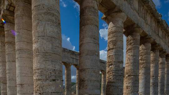 希腊西西里岛塞格斯塔神庙遗址
