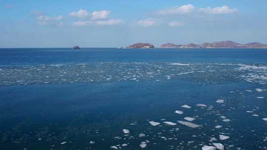 大海海冰海面