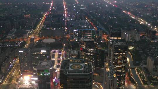 4K杭州未来科技城夜景