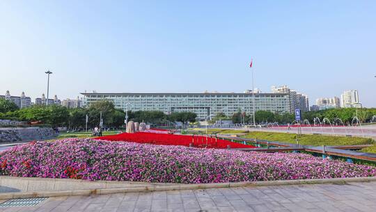 深圳宝安区城市地标延时视频