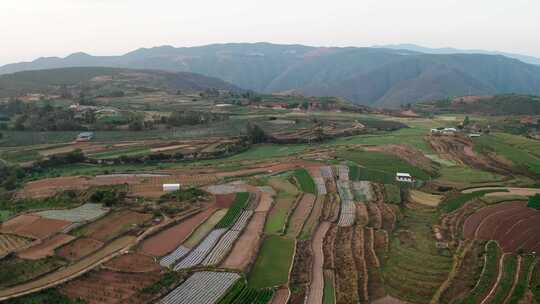 中国云南田园村庄风景