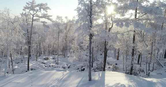 内蒙古大兴安岭冰雪雾凇、雪凇