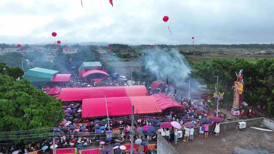 中国广东省汕尾市陆丰市深田湖村孟兰胜会