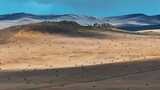 呼伦贝尔草原黑石山航拍4K大气风景高清在线视频素材下载