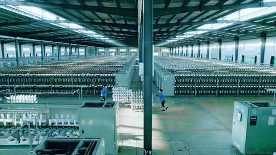 纺织服装 纺织车间 纺织厂 轻工纺织工业