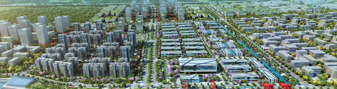 城市规划高新产业开发区产业园三维漫游06