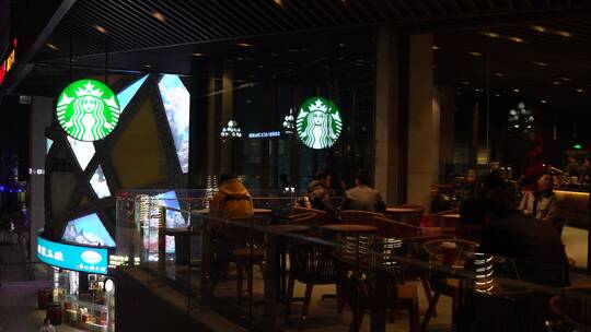星巴克 咖啡 Starbucks 咖啡零售视频素材模板下载