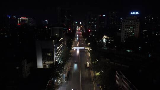 昆明东风西路城市夜景视频素材模板下载