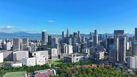 深圳南山CBD汉京集团 华润大厦航拍合集