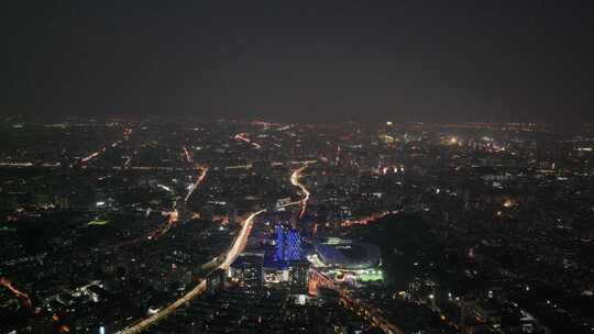 上海夜景航拍