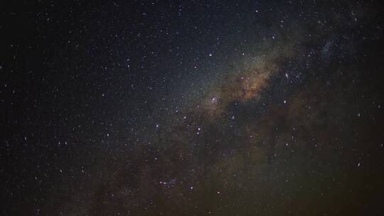 夜空延时夜晚天空银河星轨