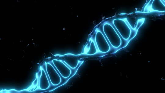 DNA螺旋结构动画视频素材模板下载
