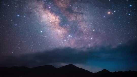 夏季神农架大九湖星空延时