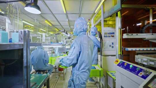 无尘车间工作场景合集