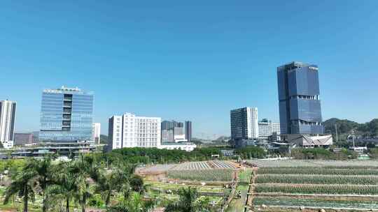 深圳市光明区光明科学城航拍毅创新工业园