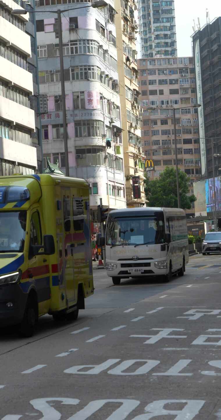 竖版 香港城市街道