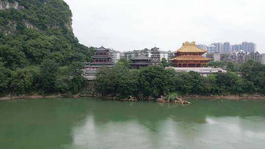 柳州文庙航拍风光