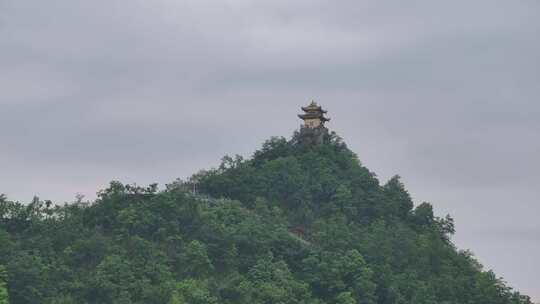 湖南怀化飞山景区航拍