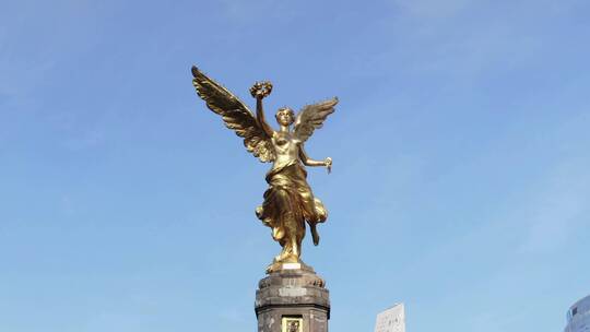 航拍天使德拉独立纪念碑