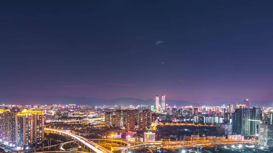 菊华立交桥夜景（金马悦城）延时