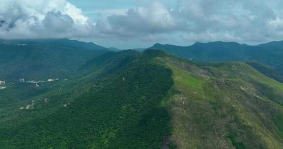 航拍香港大屿山