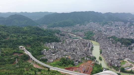 湘西凤凰古城风景视频