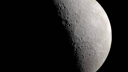 月球表面合成背景