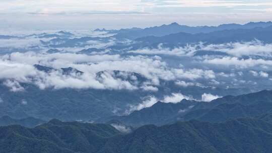 美丽中国河南伏牛山老界岭自然风光