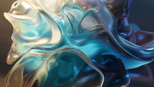抽象流体3D渲染素材