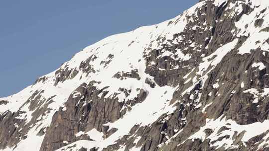 Grimsel，雪，山，冬天