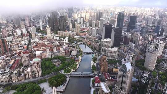 上海万国建筑群航拍