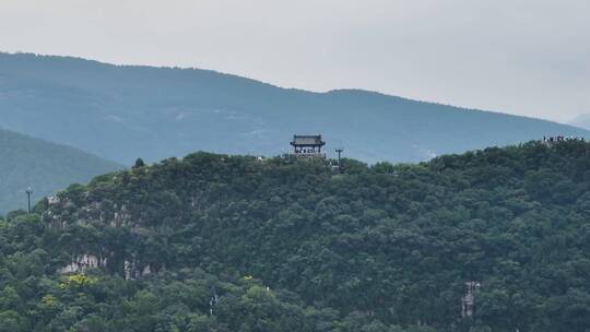 山东济南千佛山城市航拍