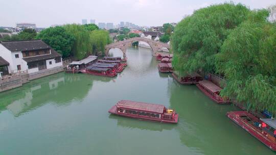 苏州山塘街江南水乡