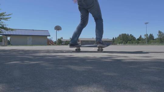 街头滑板青年视频素材模板下载