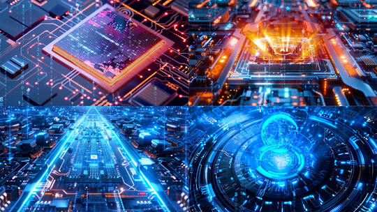 芯片智能AI算力核心数据内存终端云计算高清在线视频素材下载