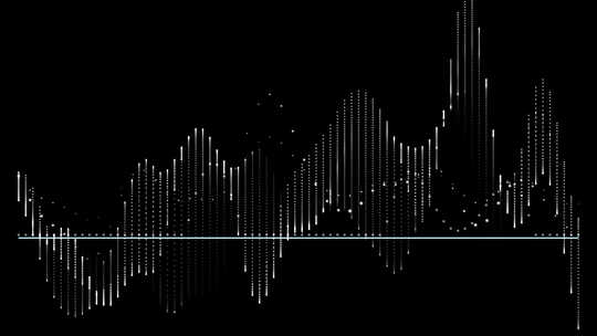 【透明通道】音频声波波浪线视频素材模板下载