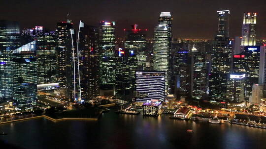 新加坡城夜景(2)