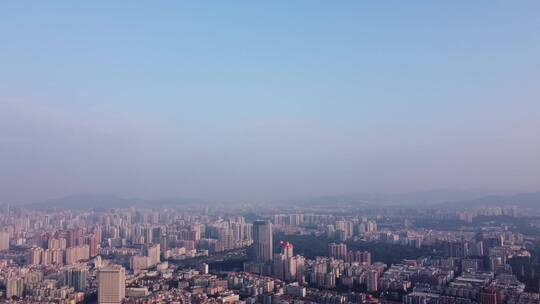 广东省汕头城市风光航拍