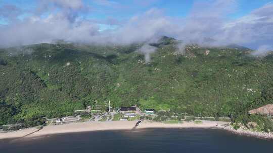 海上岛屿海岛大海蓝色海洋风景航拍