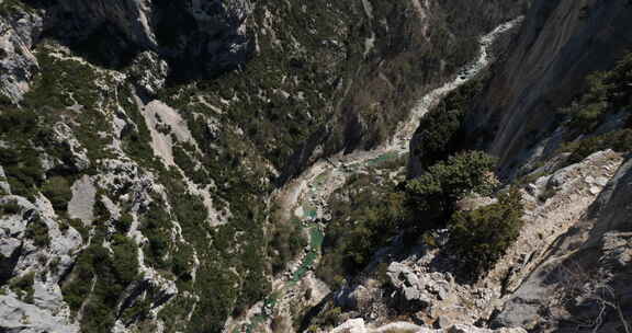 The Verdon Gorge，上普罗旺斯阿尔卑斯，法国