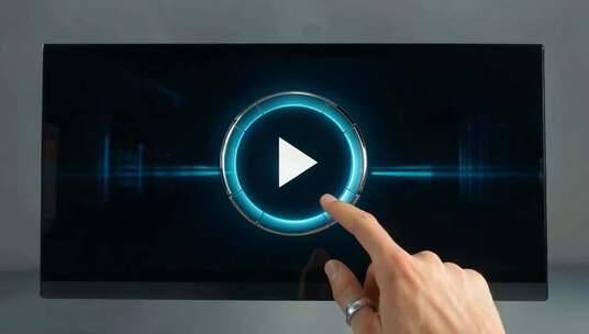 手指点击智能屏幕素材