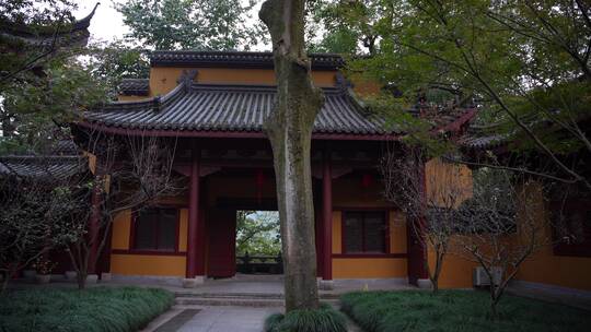 杭州飞来峰永福寺禅院风景