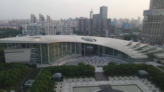 上海科技馆4K航拍