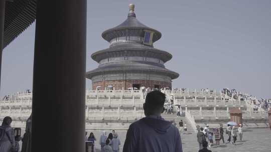 北京市天坛公园景点素材视频素材模板下载