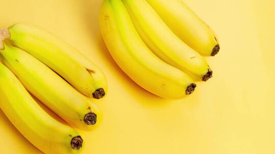 香蕉水果4k滑轨平移
