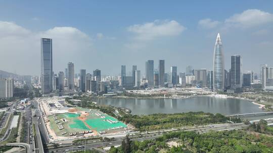 恒裕深圳湾 深圳人才公园 深圳湾 后海视频素材模板下载