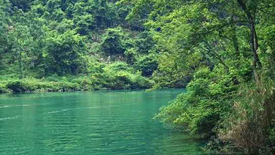 青山绿水江河流域美丽风景