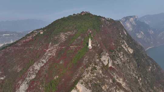 长江三峡巫峡红叶